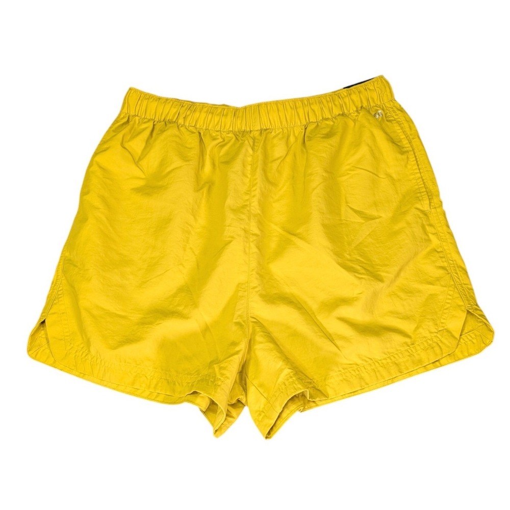 DSG Womens Everyday Nylon Athletic Shorts Yellow Size Medium NWT
